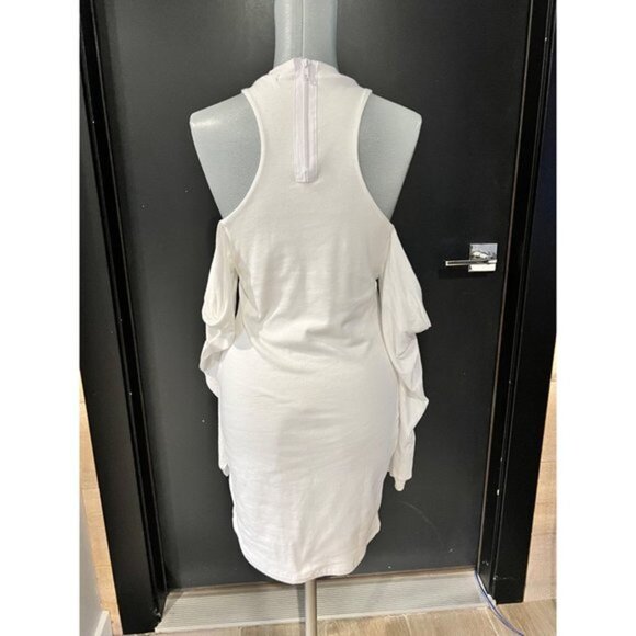 Rta - Casey Knit Mini Dress in White Size M - Picture 7 of 7